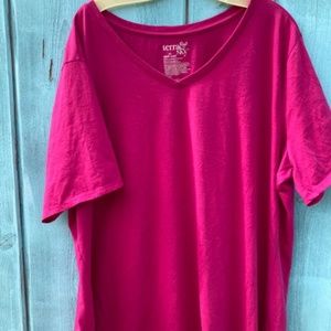 V-Neck Short Sleeve T Shirt